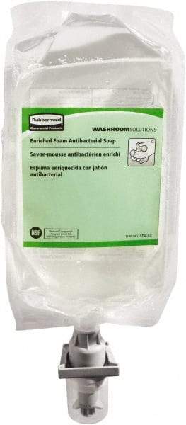 Rubbermaid - 1,100 mL Dispenser Refill Foam Soap - Clear, Fragrance Free Scent - Industrial Tool & Supply