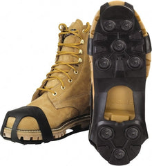 Winter Walking - Ice Traction Footwear Footwear Style: Strap-On Cleat Traction Type: Steel Studs - Industrial Tool & Supply