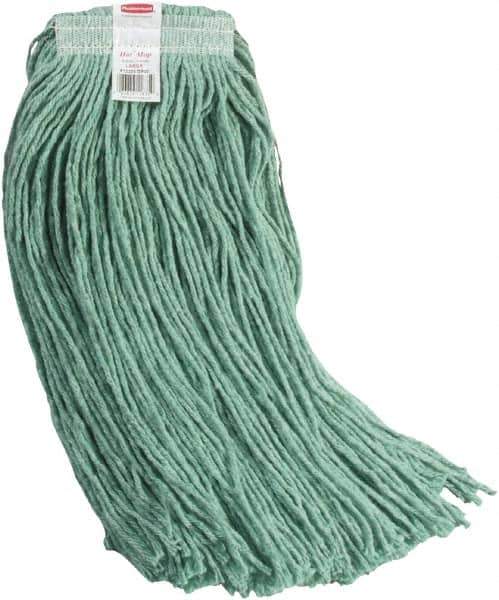 Rubbermaid - 2" White Head Band, Large Synthetic Cut End Mop Head - Clamp Jaw Connection - Industrial Tool & Supply