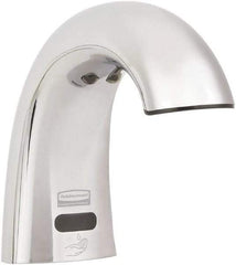 Rubbermaid - 800 to 1600 mL Foam Soap Dispenser Hardware - Plastic, Counter Mounted, Chrome - Industrial Tool & Supply