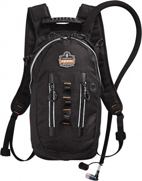 Ergodyne - Premium Cargo Black Hydration Backpack - 18 Inch Long x 10-1/2 Inch Wide x 3 Inch Deep, 70 Ounce Reservoir Capacity - Industrial Tool & Supply