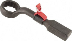 Proto - 2-3/8" 12 Point Tethered Striking Box Wrench - Single End, 13-1/2" OAL, Steel, Black Finish - Industrial Tool & Supply