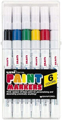 Sharpie - Black, Blue, Green, Red, White, Yellow Paint Marker - Line Tip, Oil Based - Industrial Tool & Supply