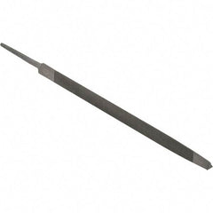 Value Collection - 6" Long, Slim Taper American-Pattern File - Industrial Tool & Supply