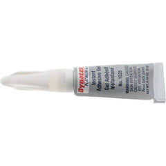 Made in USA - 3 Gal Tube Clear Instant Adhesive - Industrial Tool & Supply