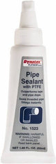 Made in USA - 50 mL Pipe Sealant - PTFE Based, 392°F Max Working Temp - Industrial Tool & Supply