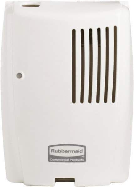 Rubbermaid - 6,000 Cu Ft Coverage, White Continuous Release Dispenser - Industrial Tool & Supply