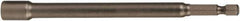 Wiha - 5/16" Magnetic Nutsetter - 1/4" Hex Drive, 12" OAL - Industrial Tool & Supply