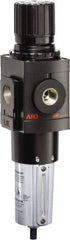 ARO/Ingersoll-Rand - 3/4" NPT Port Heavy Duty 1 Piece Filter/Regulator FRL Unit - Metal Bowl, 236 SCFM, 250 Max psi, 13.642" High x 4.091" Long, Manual Drain - Industrial Tool & Supply