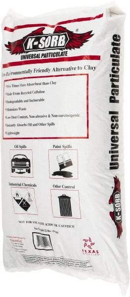 Value Collection - 22 Lb Bag Granular Absorbent - Universal Use - Industrial Tool & Supply