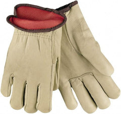 MCR Safety - Size M General Protection Work Gloves - For General Purpose, Uncoated, Tan, Paired - Industrial Tool & Supply