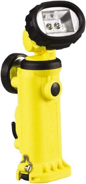 Streamlight - White LED Bulb, 163 Lumens, Industrial/Tactical Flashlight - Yellow Plastic Body, 4 AA Alkaline Batteries Included - Industrial Tool & Supply