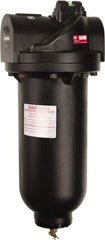 ARO/Ingersoll-Rand - 2" Port Coalescing Filter - Metal Bowl, Manual Drain, 300 Max psi, 0.01 Micron Rating, 7.8" Long x 7-3/4" Wide x 19.07" High - Industrial Tool & Supply