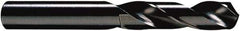 Hertel - 7/16" 118° Spiral Flute High Speed Steel Screw Machine Drill Bit - Oxide Finish, Right Hand Cut, 2-1/16" Flute Length, 3-7/16" OAL, Standard Point, Straight Shank - Industrial Tool & Supply
