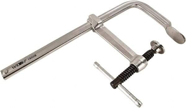 Wilton - 4-3/4" Deep Throat, 18" Max Capacity, Standard Sliding Arm Clamp - 1,800 Lb Clamping Pressure - Industrial Tool & Supply