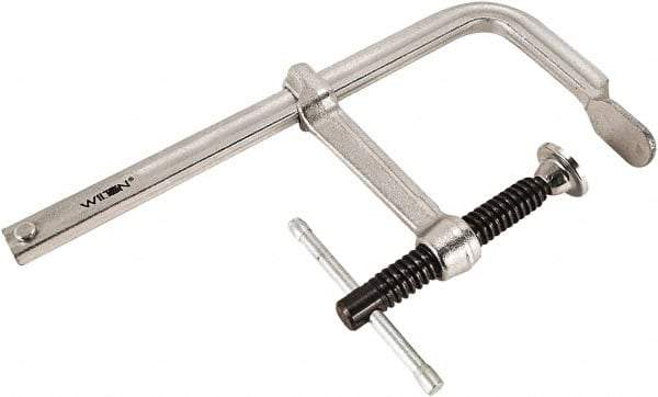Wilton - 4" Deep Throat, 18" Max Capacity, Standard Sliding Arm Clamp - 660 Lb Clamping Pressure - Industrial Tool & Supply