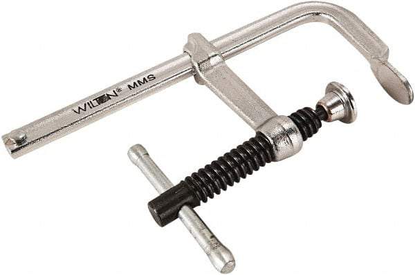 Wilton - 2-1/4" Deep Throat, 8" Max Capacity, Standard Sliding Arm Clamp - 400 Lb Clamping Pressure - Industrial Tool & Supply