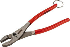 Proto - 10" OAL, 2-11/64" Jaw Length, 1-13/32" Jaw Width, Tethered, Slip Joint Pliers - 2 Positions, Slip Joint Head, Slip Joint Plier Tool - Industrial Tool & Supply