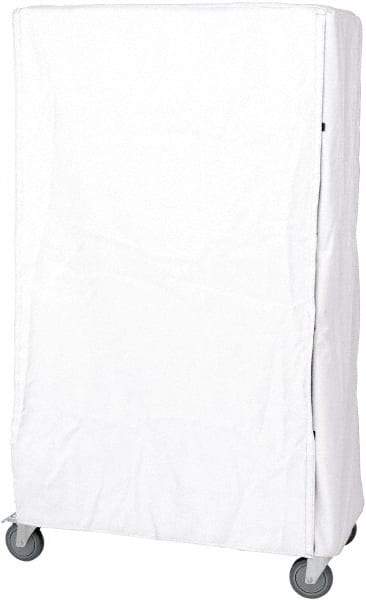 Quantum Storage - 18" Wide, 63" High, Open Shelving Accessory/Component - Nylon, 48" Long, Use with Wire Shelving Units (WR Series) - Industrial Tool & Supply