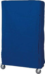 Quantum Storage - 18" Wide, 63" High, Open Shelving Accessory/Component - Nylon, 36" Long, Use with Wire Shelving Units (WR Series) - Industrial Tool & Supply