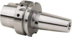 HAIMER - 1/4" Hole Diam, HSK63A Taper Shank Shrink Fit Tool Holder & Adapter - 80.01mm Projection, 21.08mm Nose Diam, 36.07mm Clamping Depth, 25,000 RPM, Through Coolant - Exact Industrial Supply