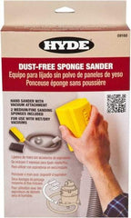 Hyde Tools - 3' Hose Length, Sanding Sponge - Use With Shop Vacs - Industrial Tool & Supply