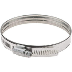 IDEAL TRIDON - SAE Size 72, 81 to 122mm Diam, Stainless Steel 360° Worm Drive Clamp - Industrial Tool & Supply