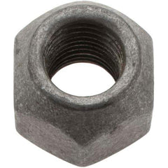 Value Collection - M12-1.5 Zinc Finish Open Wheel Nut - 21mm Hex, 18mm Overall Length, 60° Seat Angle - Industrial Tool & Supply