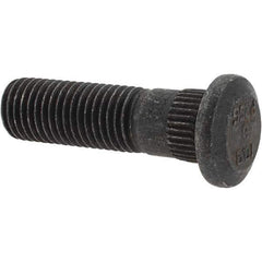 Value Collection - M12x1.5 Wheel Hub Bolt Wheel Stud - 13.08mm Knurl, 42mm OAL, 12.5mm Shoulder Length - Industrial Tool & Supply