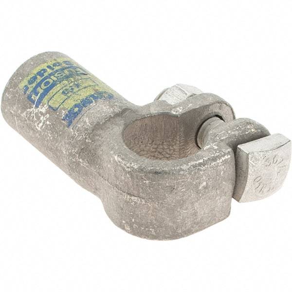 Made in USA - Automotive Battery 4/0 Left Elbow Terminal - Positive Polarity - Industrial Tool & Supply