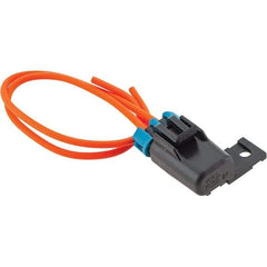 Made in USA - Fuse Holders Amperage: 30 Wire Termination Type: Wire Lead - Industrial Tool & Supply