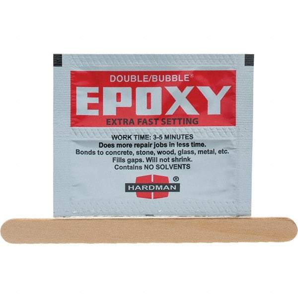 Made in USA - 3.5 g Pouch Two Part Epoxy - 3 min Working Time - Industrial Tool & Supply