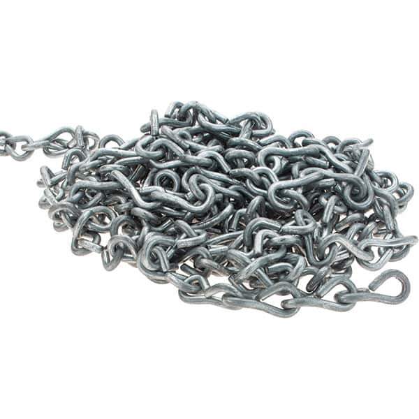 Peerless Chain - 0.162" Diam Single Jack Chain - 60 Lb Load Limit, #8 - Industrial Tool & Supply