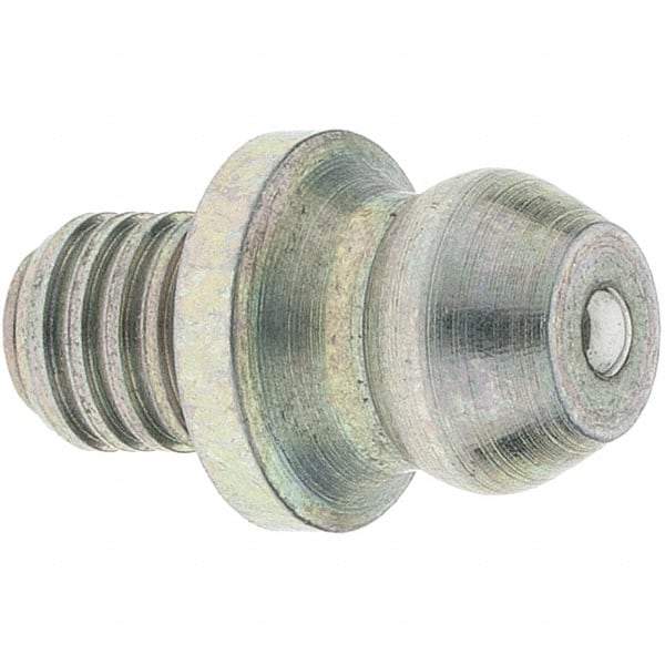 Value Collection - Straight Head Angle, 3/16 Thread Drive-In Grease Fitting - Industrial Tool & Supply