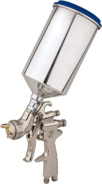 Value Collection - Gravity Feed Conventional Paint Spray Gun - 32 oz Capacity, 15 to 43 psi, 6.4 to 13.1 CFM - Industrial Tool & Supply