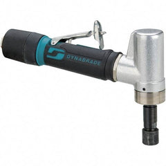 Dynabrade - 1/4" Collet, Angle Handle, Air Angle Die Grinder - 5,000 RPM, Rear Exhaust, 26 CFM, 0.4 hp, 90 psi, 1/4 NPT Inlet - Industrial Tool & Supply