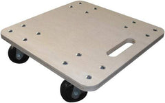 Fairbanks - 1,000 Lb Capacity Hardwood Dolly - 16" Long x 16" Wide x 4-9/16" High, 3" Polyolefin Wheels - Industrial Tool & Supply