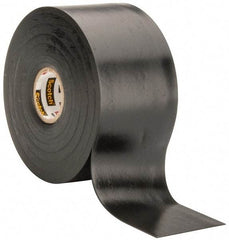 3M - 2" x 30', Black Rubber Electrical Tape - Series 130C, 30 mil Thick, 750 V/mil Dielectric Strength, 7.5 Lb./Inch Tensile Strength - Industrial Tool & Supply