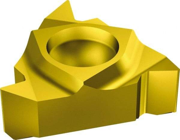 Sandvik Coromant - 166 Internal Left Hand Whitworth Laydown Threading Insert - Grade 1020, TiN Coated Carbide, 6.35mm Inscribed Circle - Industrial Tool & Supply