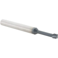 Iscar - 1/4-20 UNC, 0.187" Cutting Diam, 3 Flute, Solid Carbide Helical Flute Thread Mill - Internal Thread, 3/4" LOC, 2-1/2" OAL, 1/4" Shank Diam - Industrial Tool & Supply
