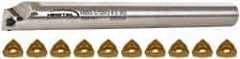 Hertel - 0.8" Min Bore Diam, Indexable Boring Bar - Through Coolant - Industrial Tool & Supply
