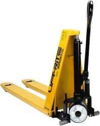 Lift-Rite - 3,000 Lb Capacity, 31-1/2" Lift Industrial Pallet Truck - 3-1/4" Min Lift Height, 48" Fork Length x 7" Fork Width, 27" Overall Width - Industrial Tool & Supply