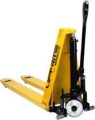 Lift-Rite - 3,000 Lb Capacity, 31-1/2" Lift Industrial Pallet Truck - 3-1/4" Min Lift Height, 48" Fork Length x 7" Fork Width, 27" Overall Width - Industrial Tool & Supply