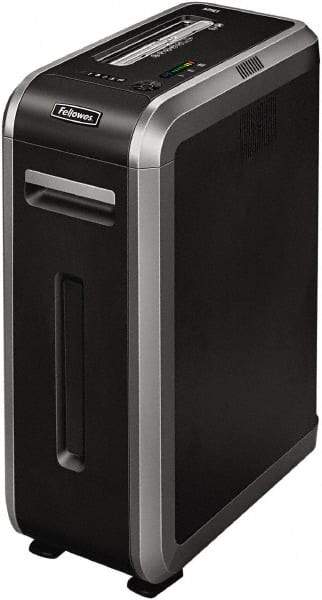 FELLOWES - 5/32 x 1-1/2" Strip, Manual 18 Sheet Cross Cut Paper Shredder - 21-1/8" Long x 11-1/4" Wide x 28" High, Level 4 Security, 14 Gal Wastebasket - Industrial Tool & Supply