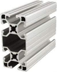 80/20 Inc. - 145 Inches Long x 1-1/2 Inches Wide x 3 Inches High, T Slotted Aluminum Extrusion - 1.3396 Square Inches, Clear Anodized Finish - Industrial Tool & Supply