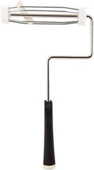 Wooster Brush - 4" Wide x 12-1/2" Long Roller Frame - Metal Frame, Plastic Handle - Industrial Tool & Supply
