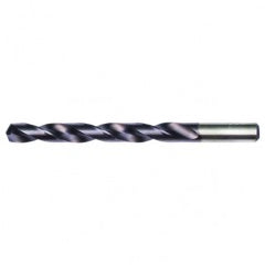 #12 RHS / RHC HSS-CO 8% (M42) 135 Degree Split Point Heavy Duty Cobalt Drill - TiAlN - Industrial Tool & Supply