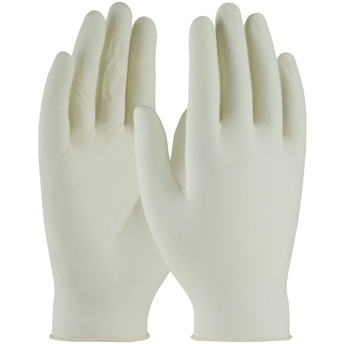 ‎62-323PF/L Disposable Gloves - Ambi-Dex Disposable Latex - Food Grade - Textured - Powder Free - 5 Mil - Exact Industrial Supply