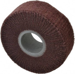 3M - 6" Diam Aluminum Oxide Finishing Flap Wheel - 2" Hole, 2" Wide, Density 5, Nonwoven, Fine Grade, 3,400 Max RPM - Industrial Tool & Supply