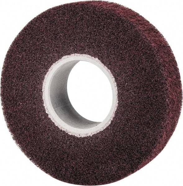 3M - 8" Diam Aluminum Oxide Finishing Flap Wheel - 3" Hole, 2" Wide, Density 5, Nonwoven, Medium Grade, 3,200 Max RPM - Industrial Tool & Supply